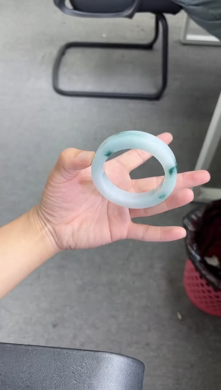 未镶嵌手镯定制翡翠娟*手镯