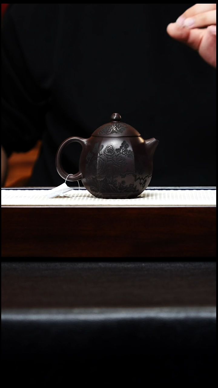 茶壶紫砂宜兴紫砂 六方龙蛋 顾林芳 h535