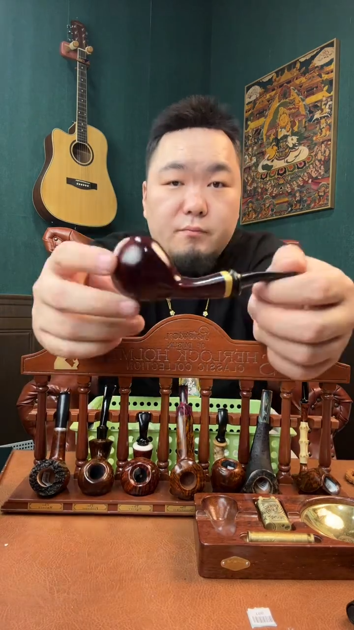 石楠木木雕款意大利进口石楠木烟斗