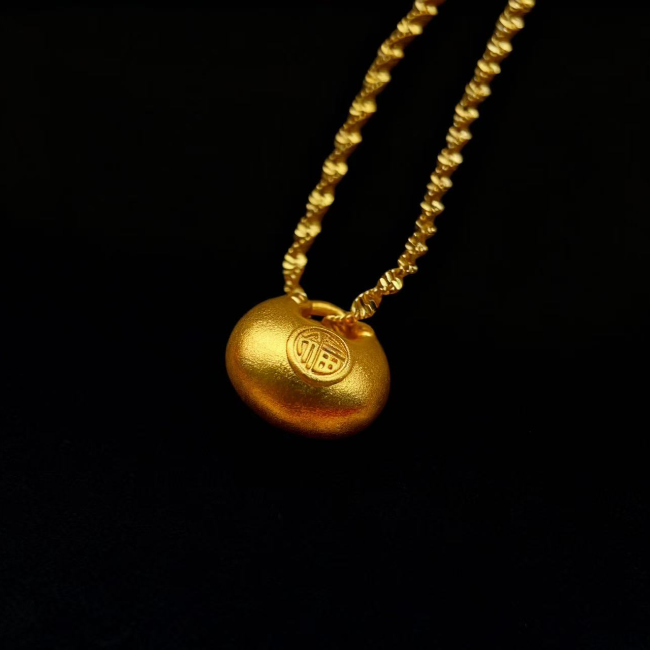 【瑶瑶专属】精美胖福合金吊坠DZ61128+赠合金链