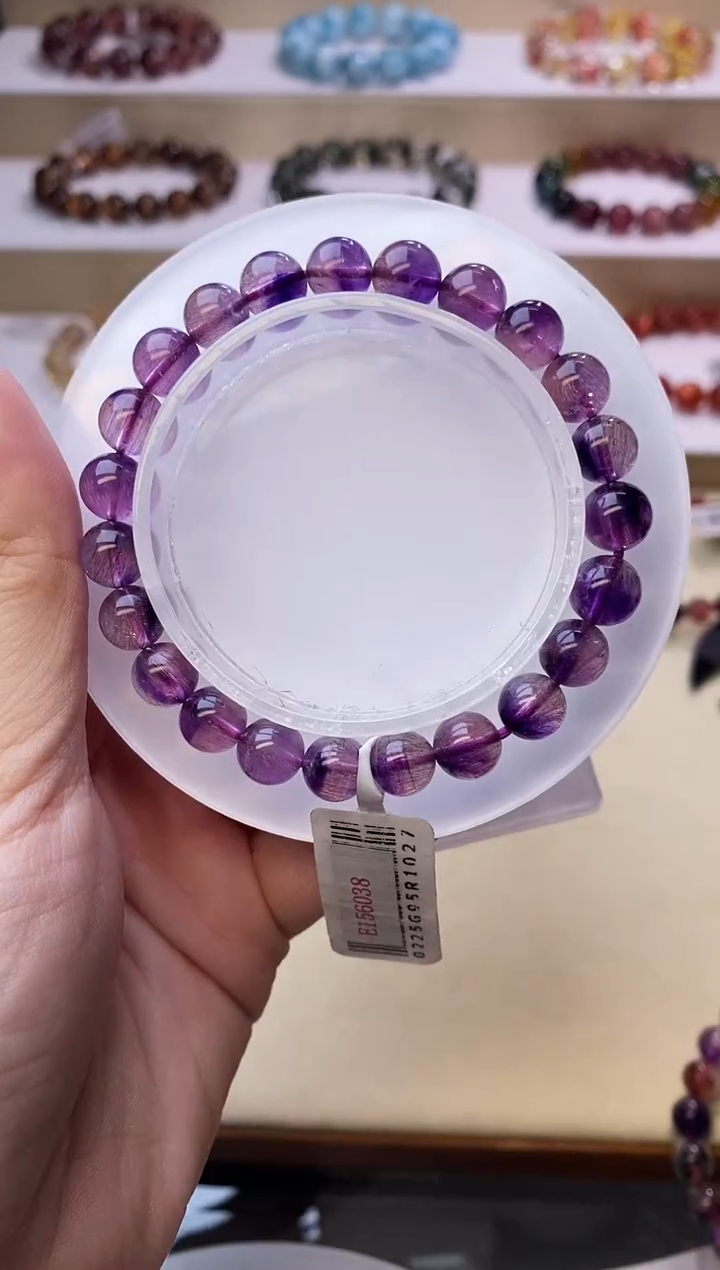 【闪购商品】水晶手链未镶嵌紫超七7m+