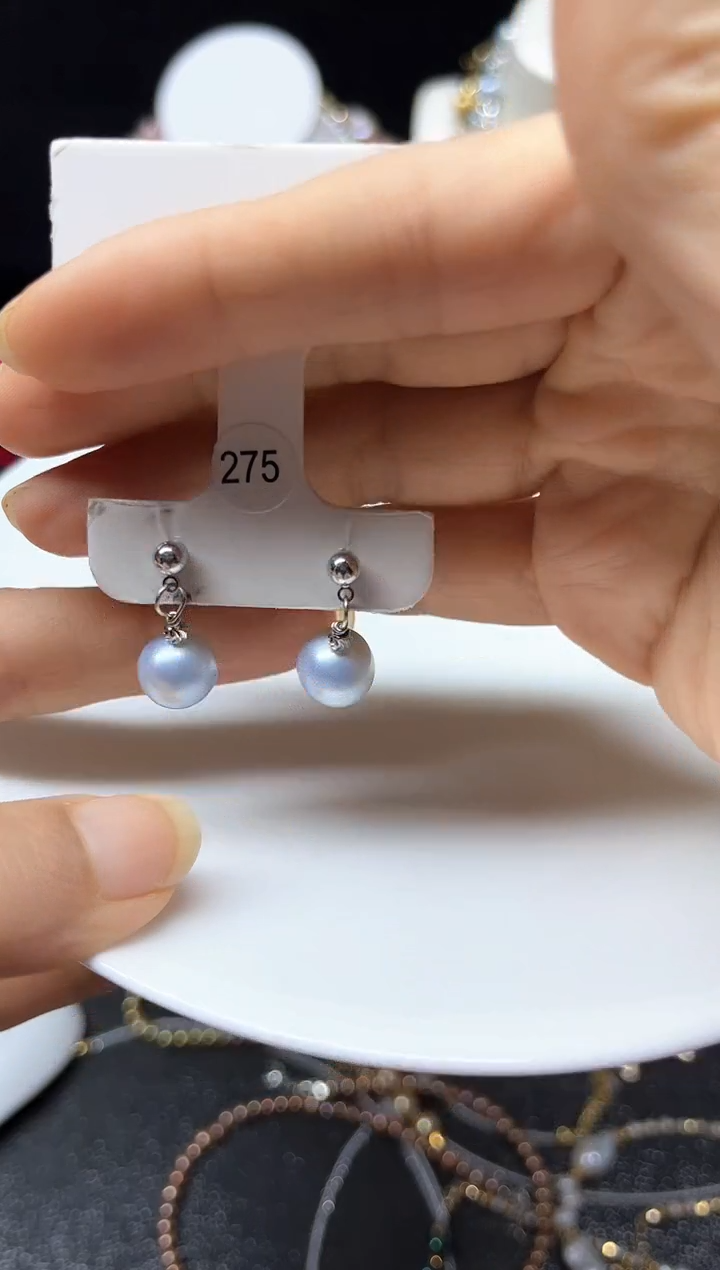 【闪购商品】淡水珍珠耳饰未镶嵌多人