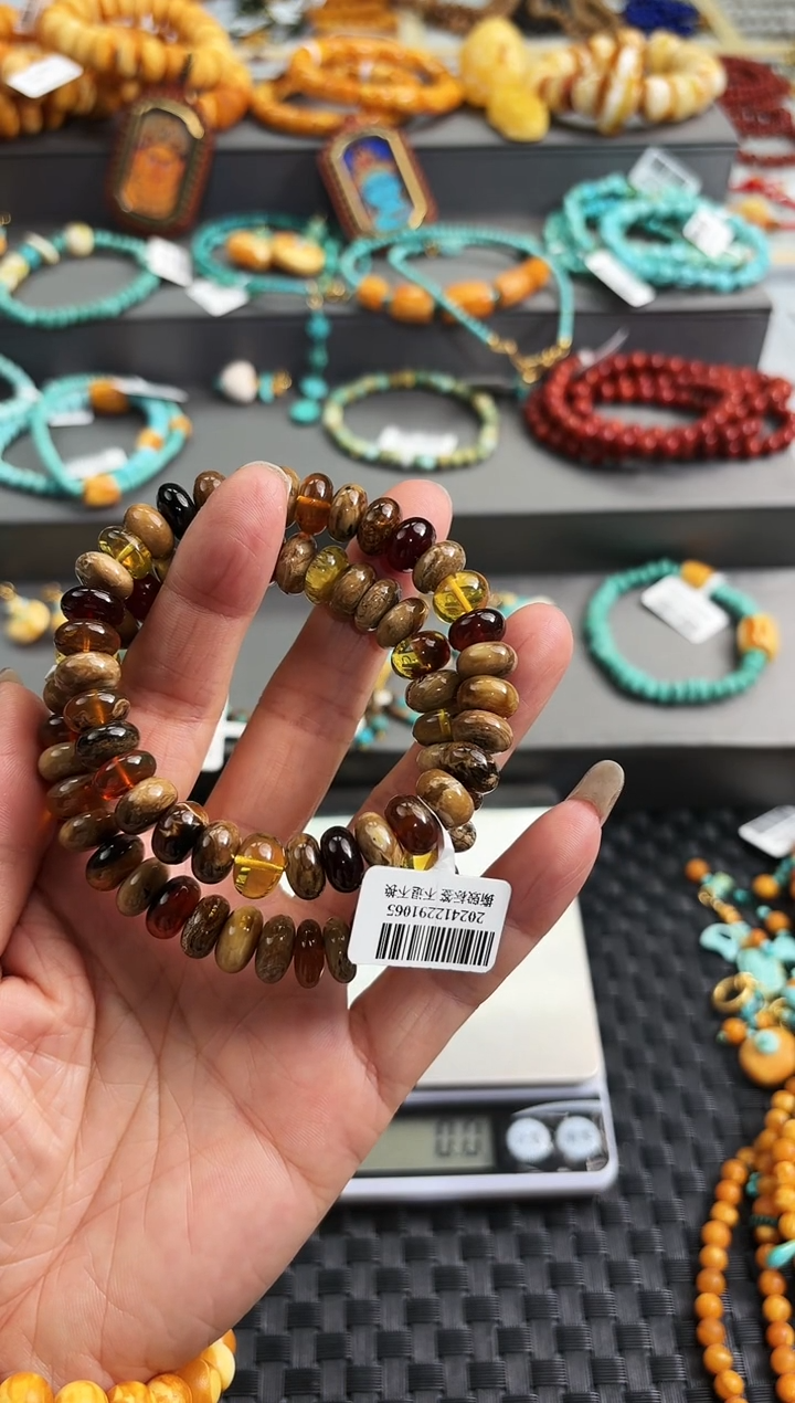 【闪购商品】琥珀手串未镶嵌10mm手串多样发其一