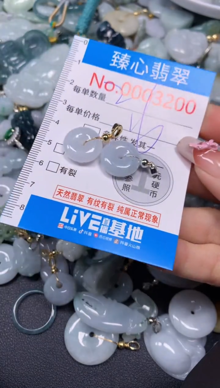 【闪购商品】翡翠颈饰未镶嵌含绳0003200