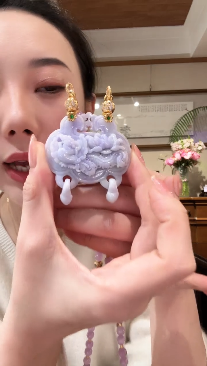 【闪购商品】翡翠颈饰未镶嵌国风