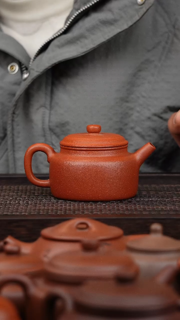 【闪购商品】紫砂茶壶99红降坡德中200cc