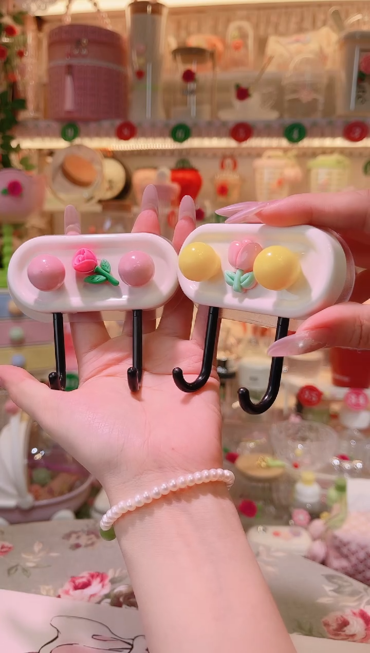 其他品质好发货快放心拍！双头挂钩粉黄