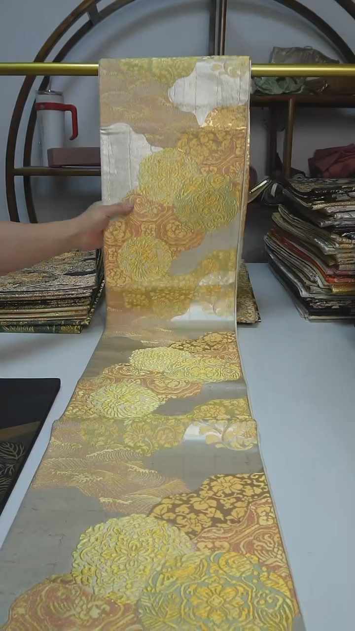 织绣10西阵织六通宝相花