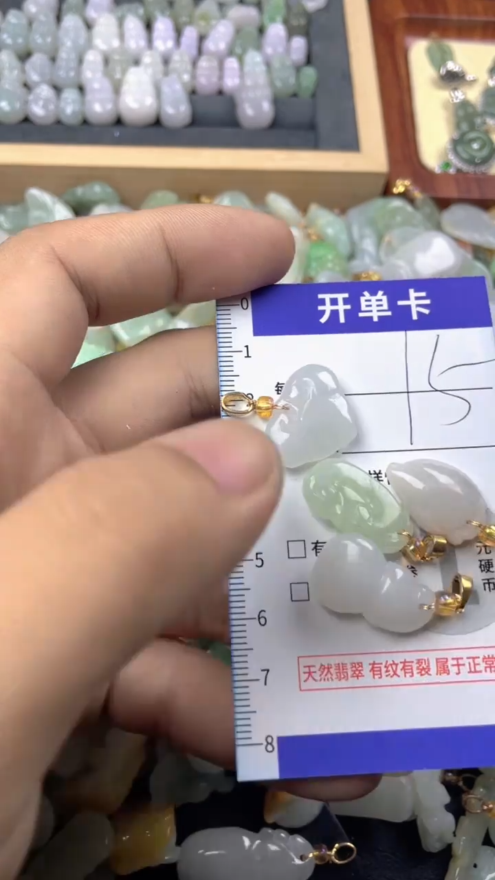 颈饰未镶嵌翡翠天然A货翡翠