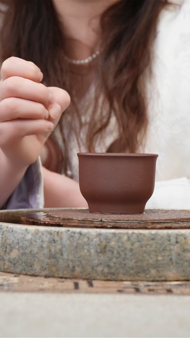 【闪购商品】紫砂茶壶石红高客杯