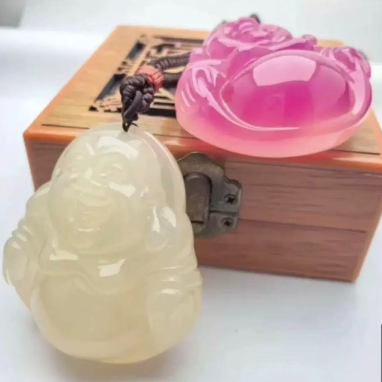 非金属树脂吊坠 海云母变色吊坠私人订制
