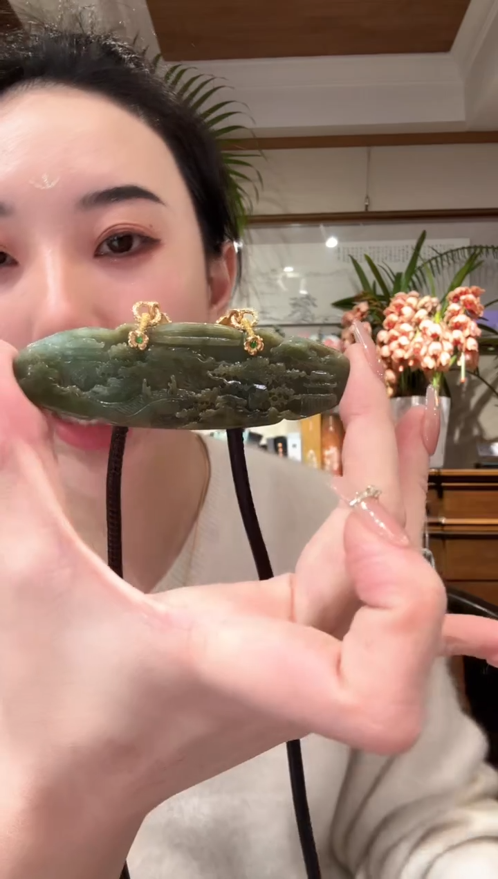 【闪购商品】翡翠颈饰未镶嵌国风
