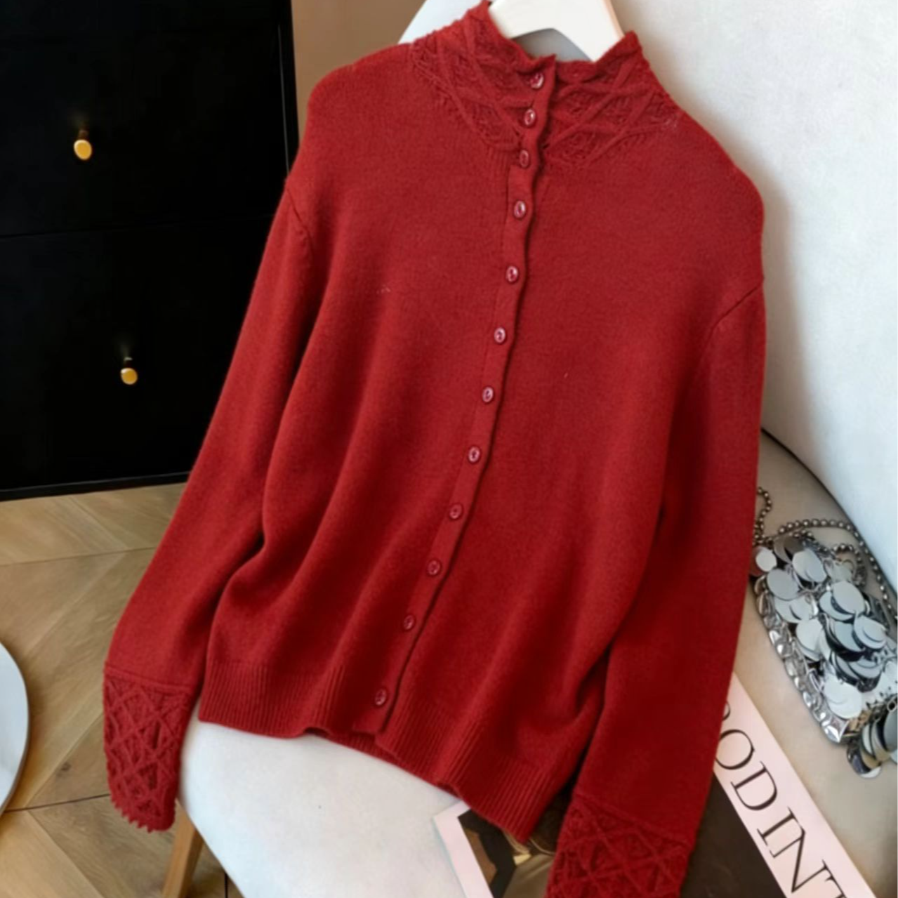 927-259  针织常规长袖常规款毛针织衫