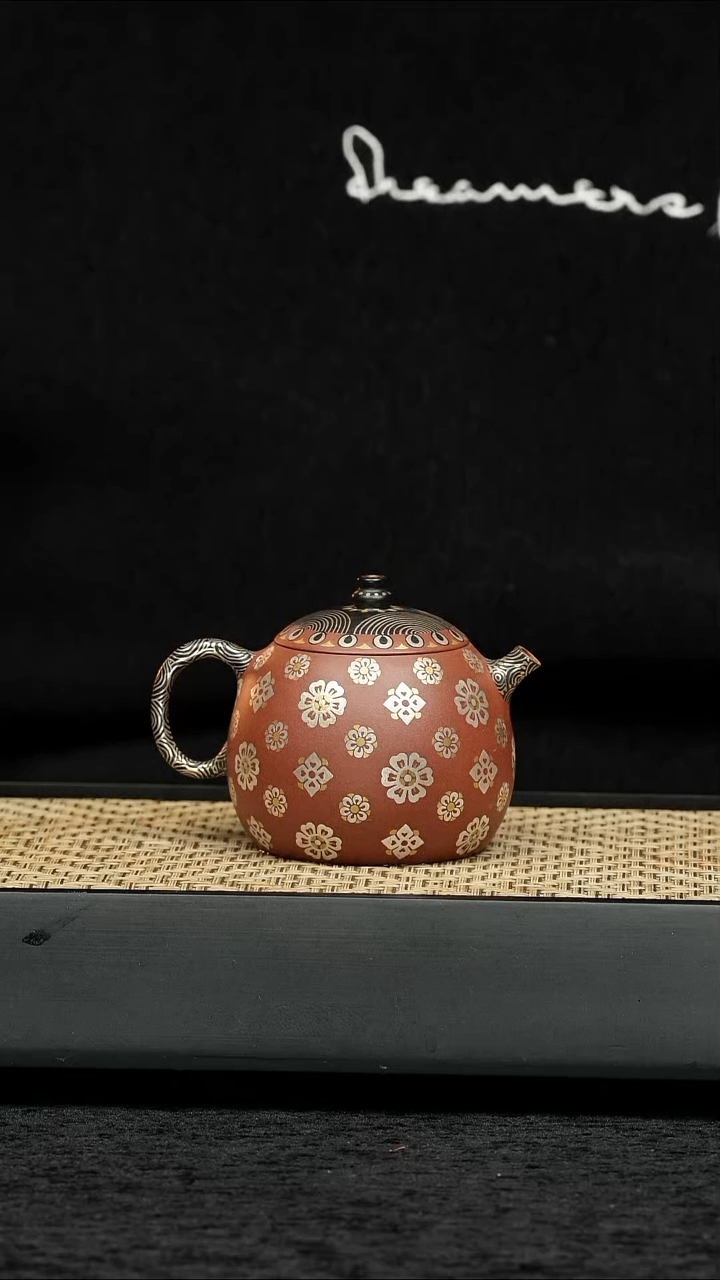 茶壶紫砂五堂 老花甜瓜