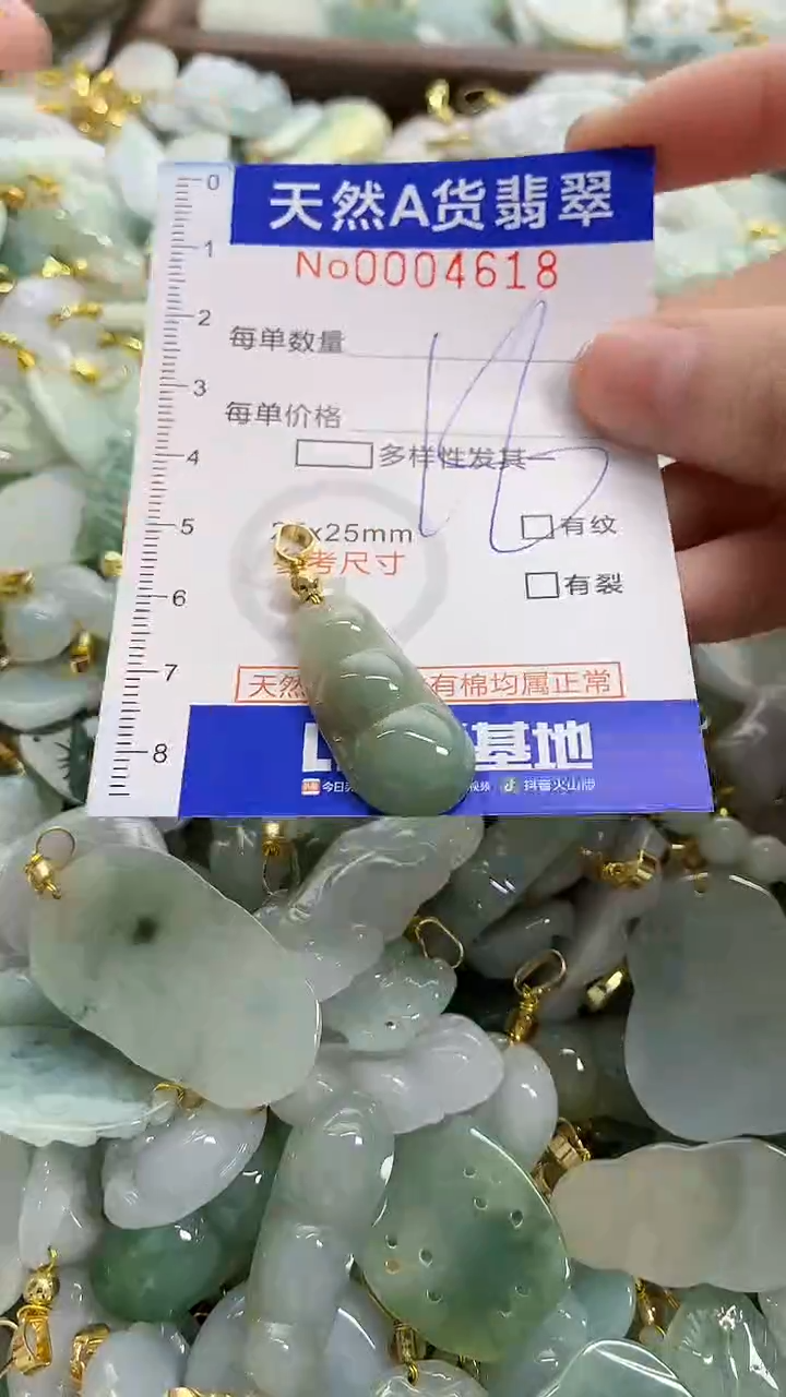 颈饰未镶嵌翡翠天然A货翡翠