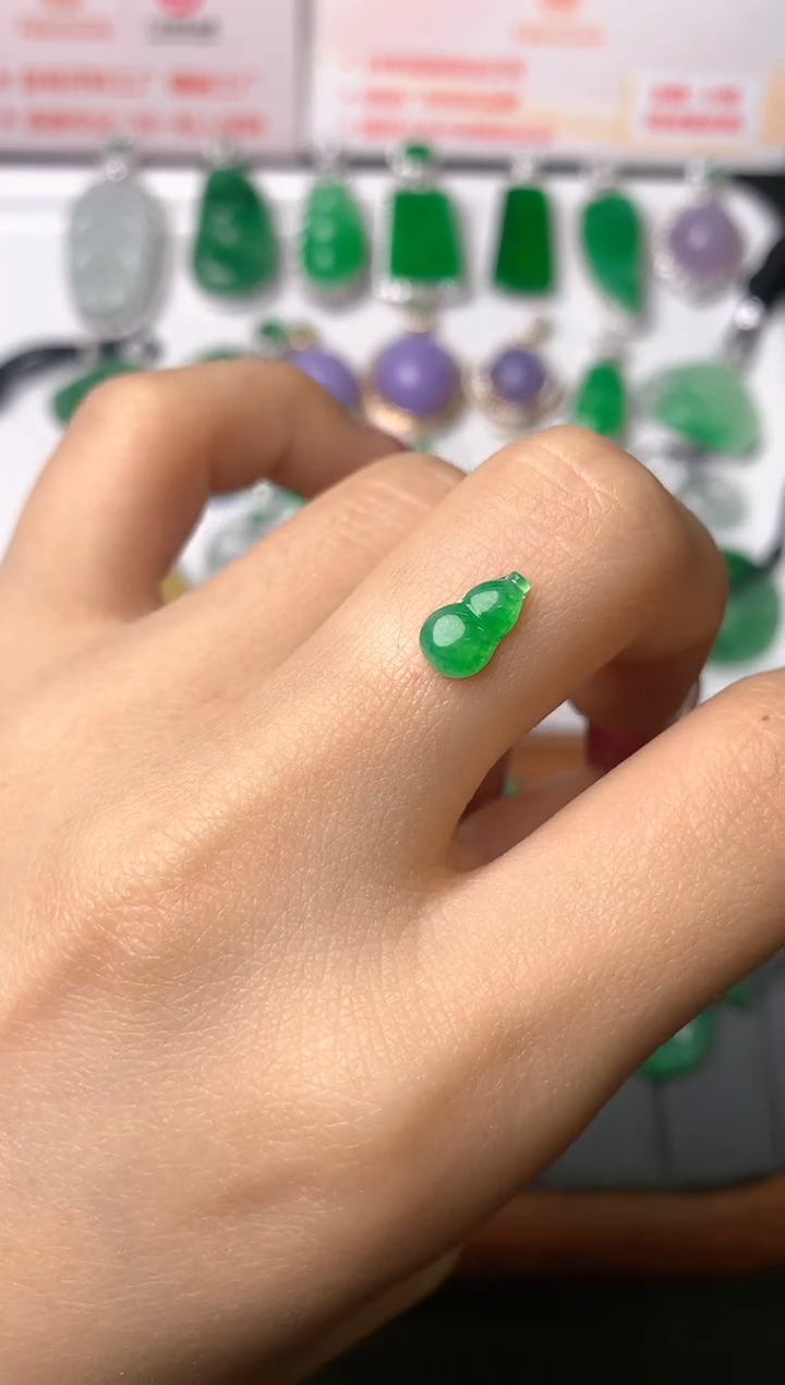 【闪购商品】定制翡翠未镶嵌冰蛋鸽子蛋  本3以内