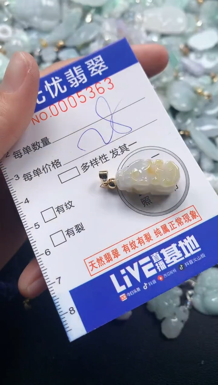 颈饰未镶嵌翡翠5363