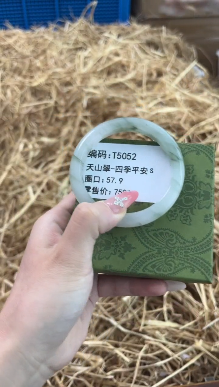 未镶嵌手镯石英质玉T5052