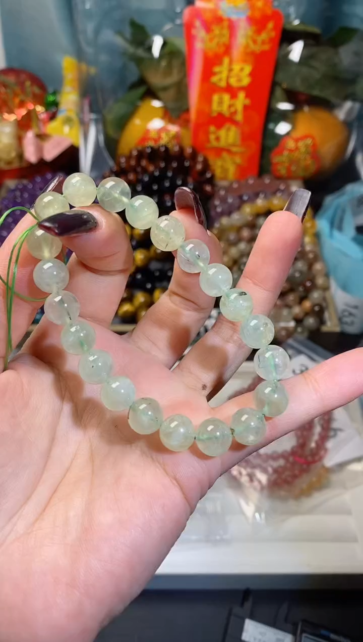 【闪购商品】水晶手串未镶嵌葡萄石028