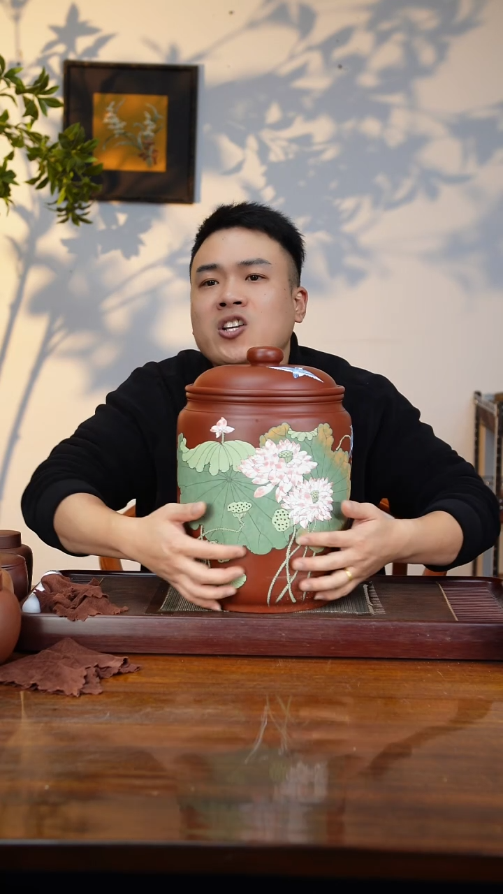 宜兴原矿紫砂茶叶罐
