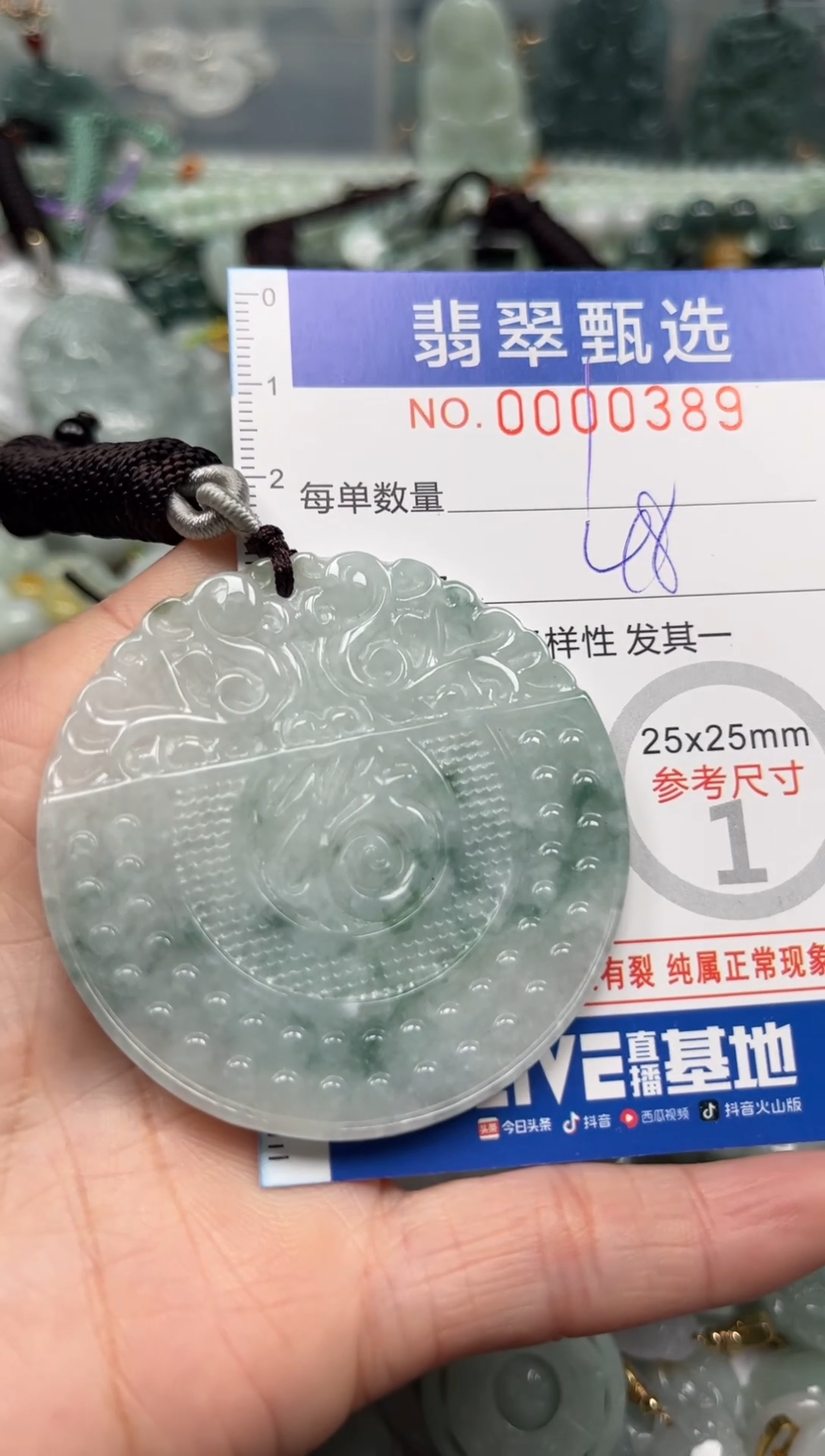 【闪购商品】翡翠颈饰未镶嵌00..0389