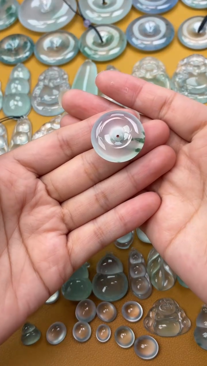 吊坠(不含链)未镶嵌翡翠10 平安扣 25.5 7.0