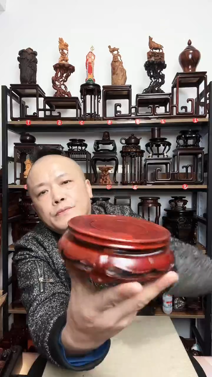 紫砂底座木12内径