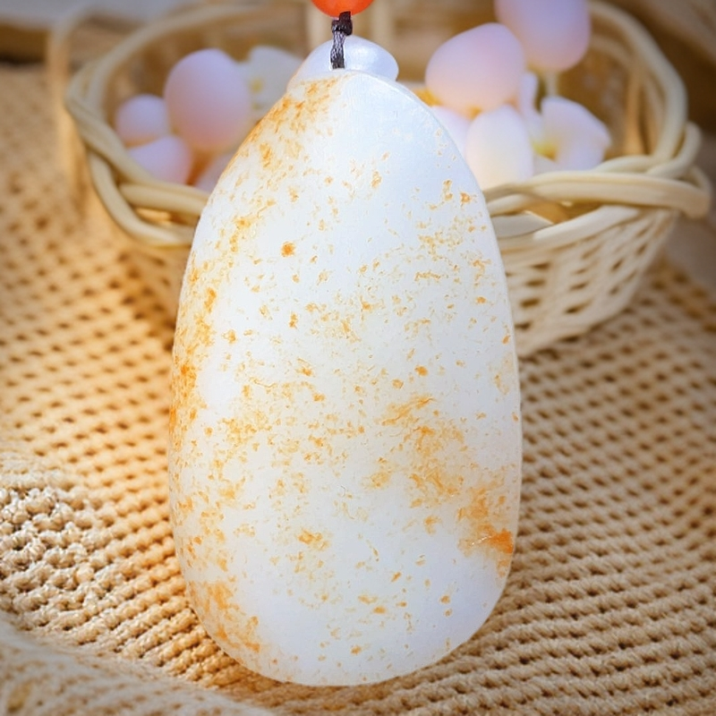 和田玉吊坠(不含链)未镶嵌