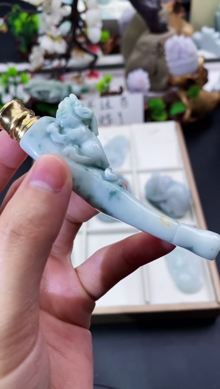 颈饰未镶嵌翡翠天然缅甸A货翡翠