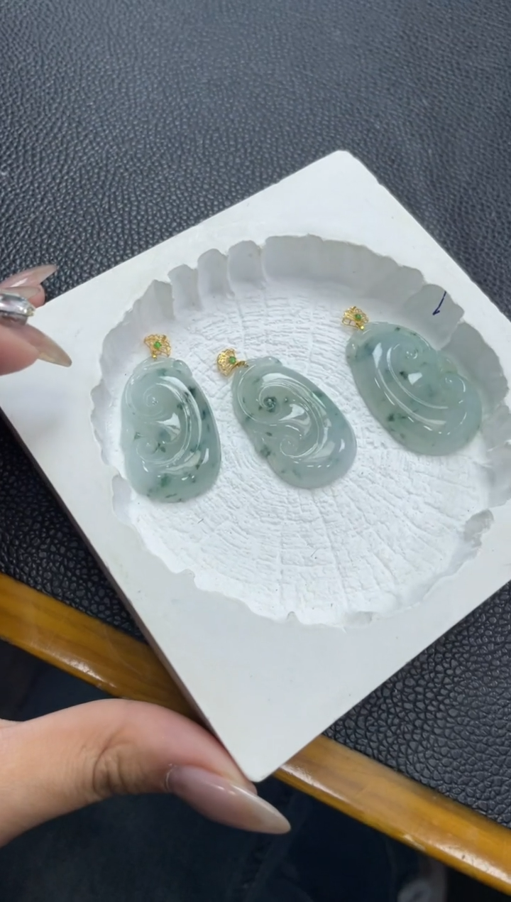 【闪购商品】定制翡翠18K金镶嵌DDH97778/多样性发一件