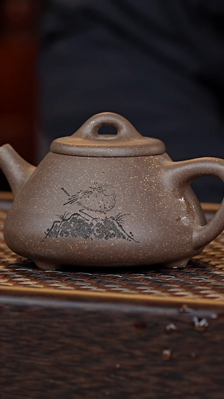 【闪购商品】紫砂茶壶子冶石瓢110毫升