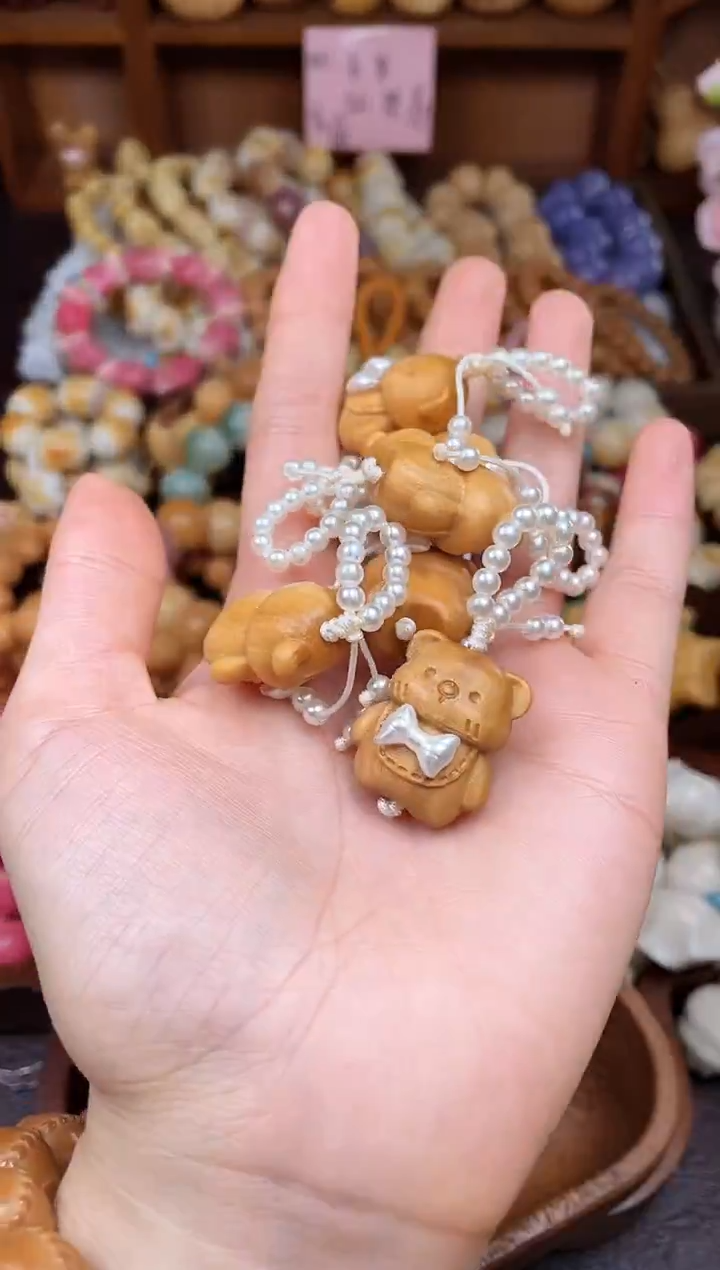 手串菩提根/象牙果Q小熊提溜