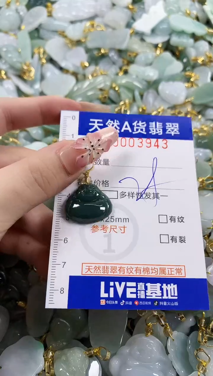 颈饰未镶嵌翡翠天然A货翡翠