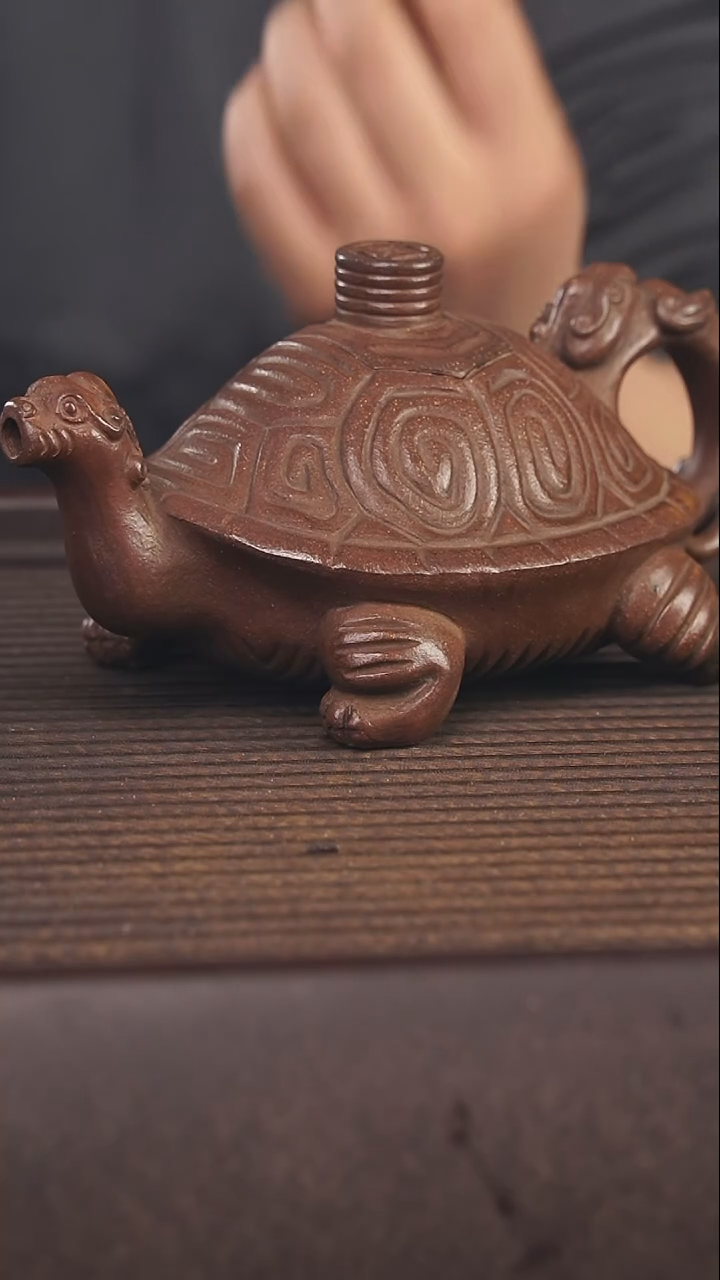 【闪购商品】紫砂茶壶260cc顾氏手工紫砂