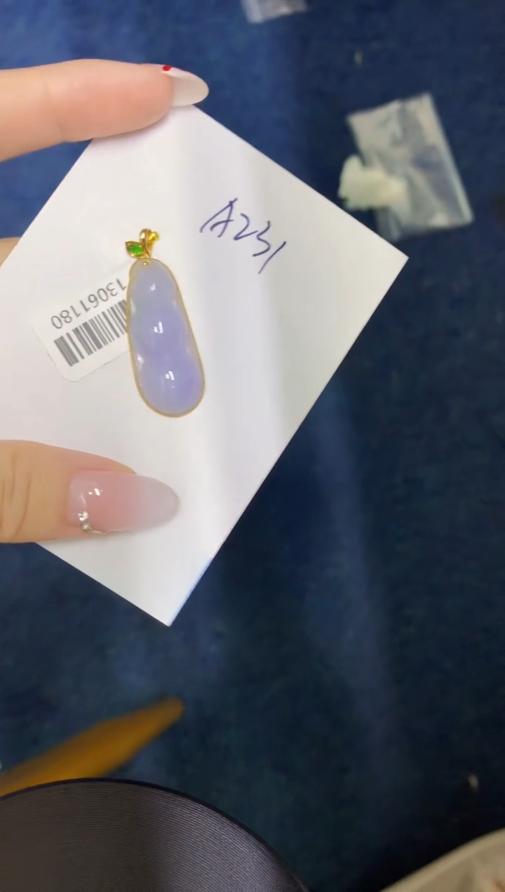 【闪购商品】翡翠颈饰18K金镶嵌000000000000