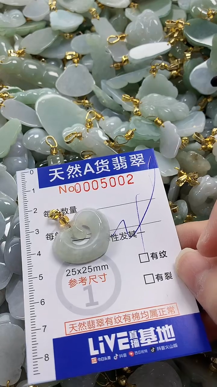 颈饰未镶嵌翡翠纯天然货翡翠