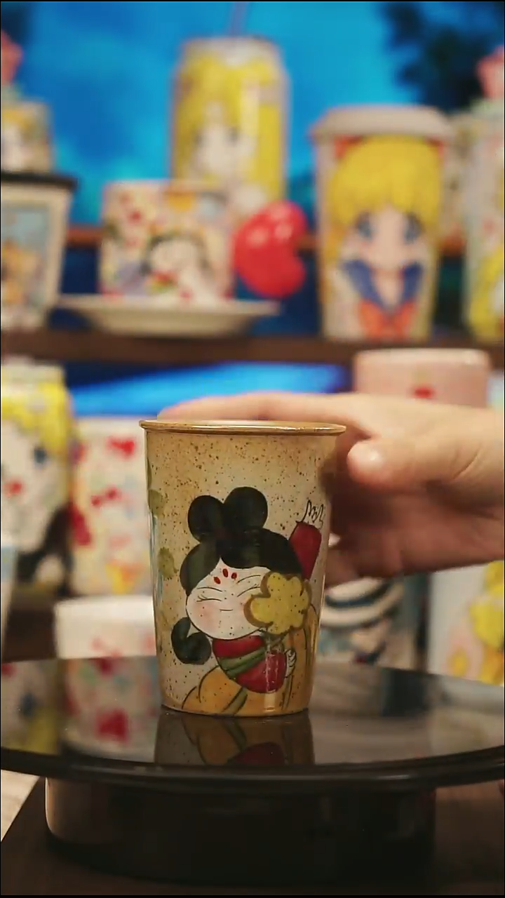 摆件陶景德镇陶瓷手工手绘