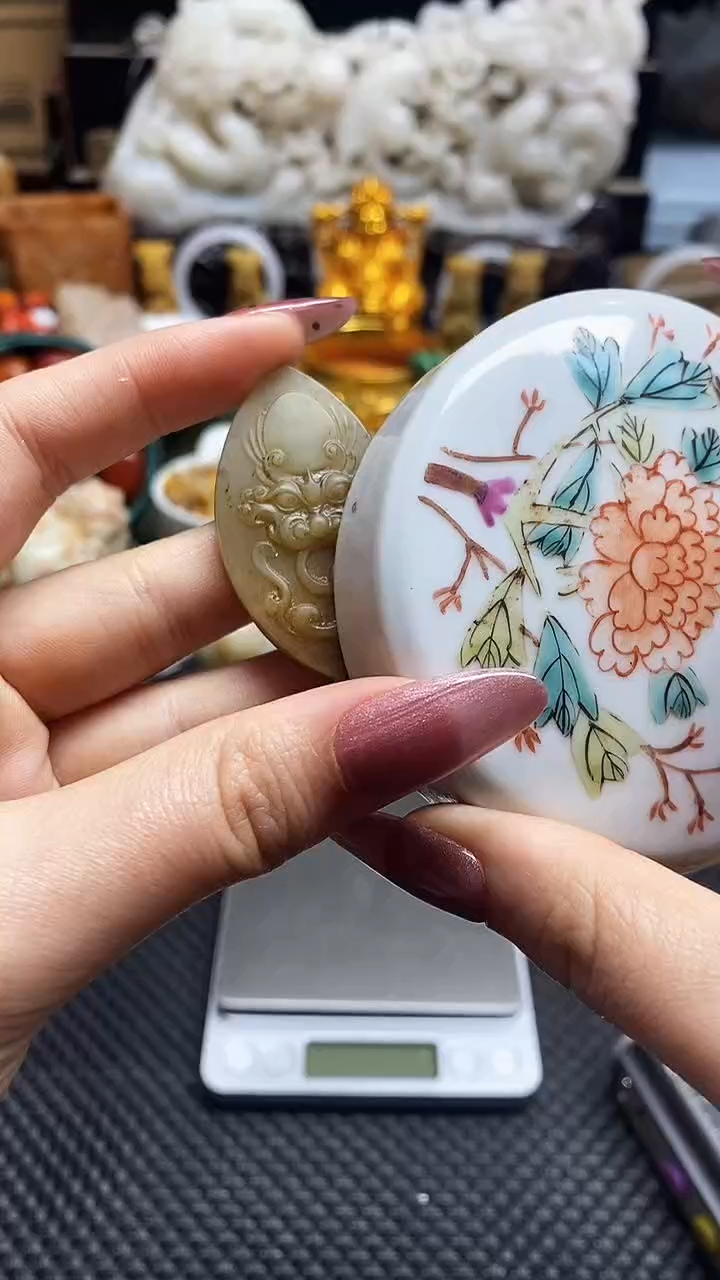 【闪购商品】瓷片瓷片瓷器 摆件1个