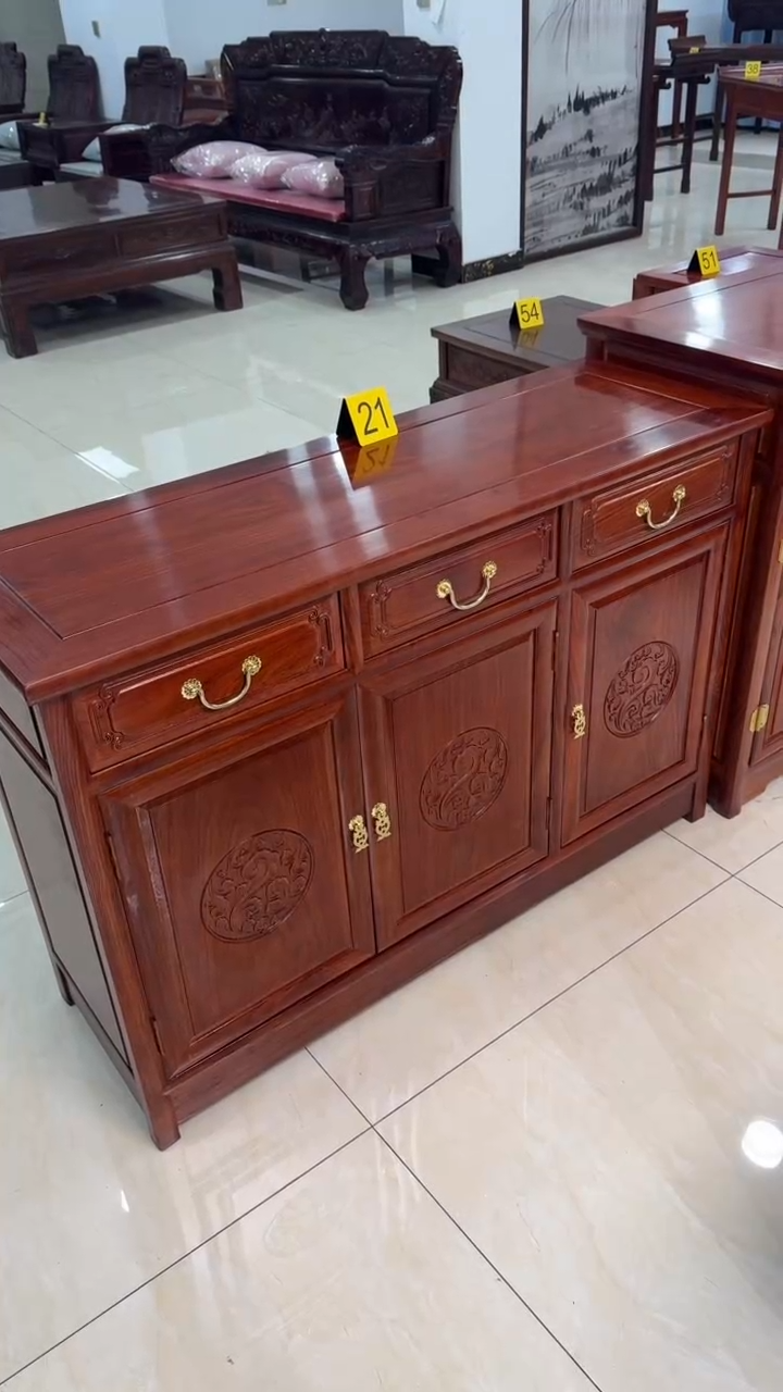 【闪购商品】花梨木类柜类家具118*40*80餐边柜刺猬紫檀