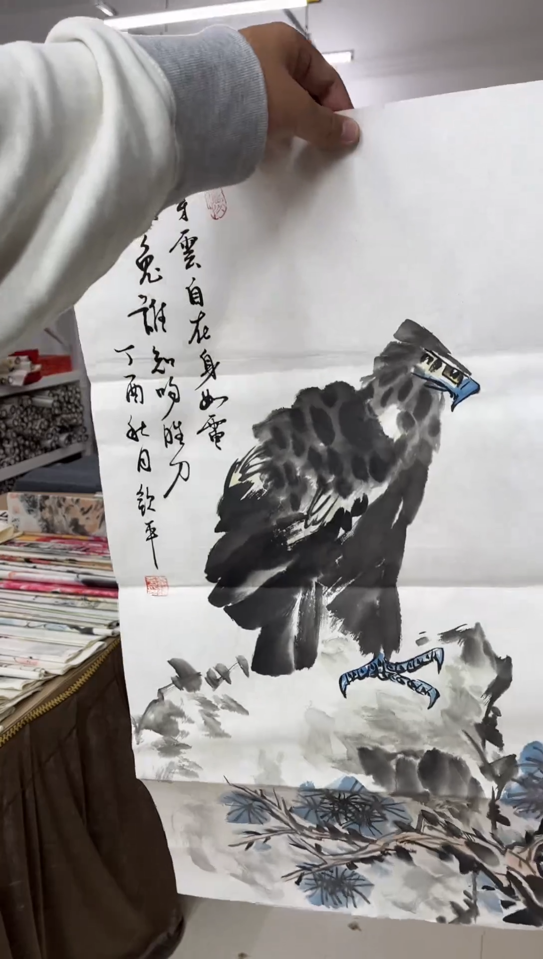 国画10.28纯手绘无边框作品