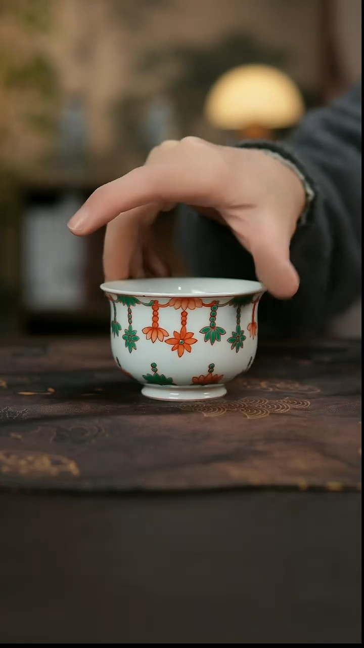 景德镇陶瓷杯碗柴烧多人