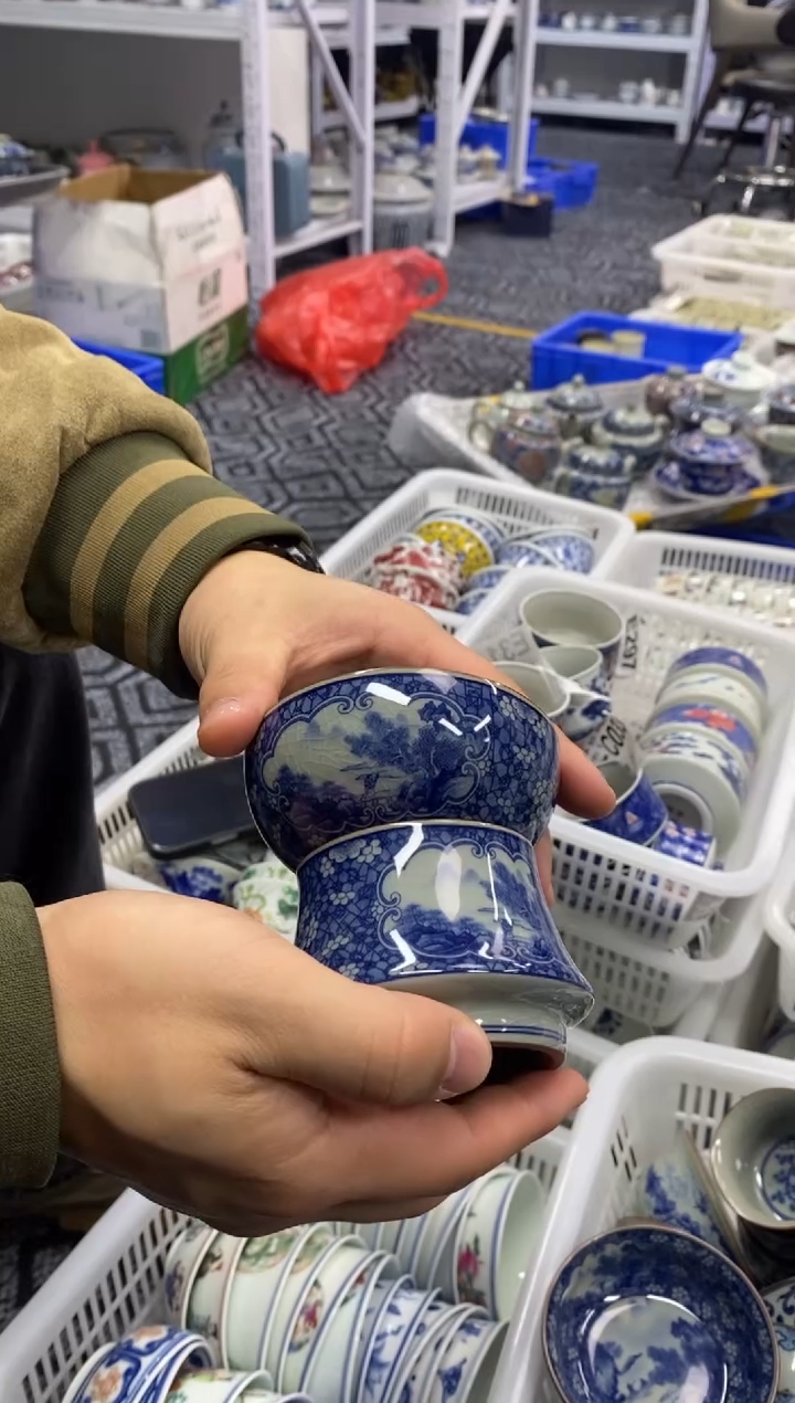 摆件陶景德陶瓷茶具茶漏