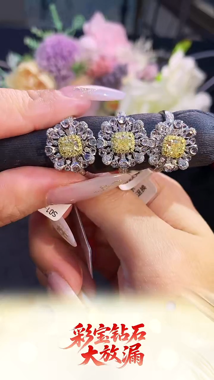 18K金镶嵌戒指钻石多样性发一   YT