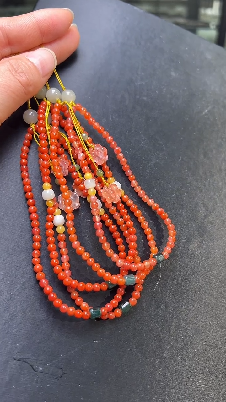 未镶嵌挂件南红玛瑙多样性发一川料南红手机链 JP57849