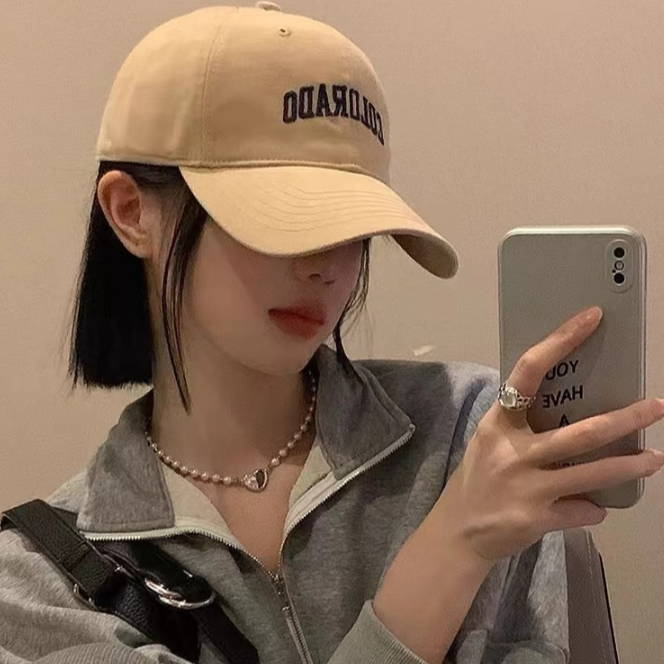 棒球帽男女新款帽子宽帽檐大头围鸭舌帽显脸小防晒帽遮阳帽子
