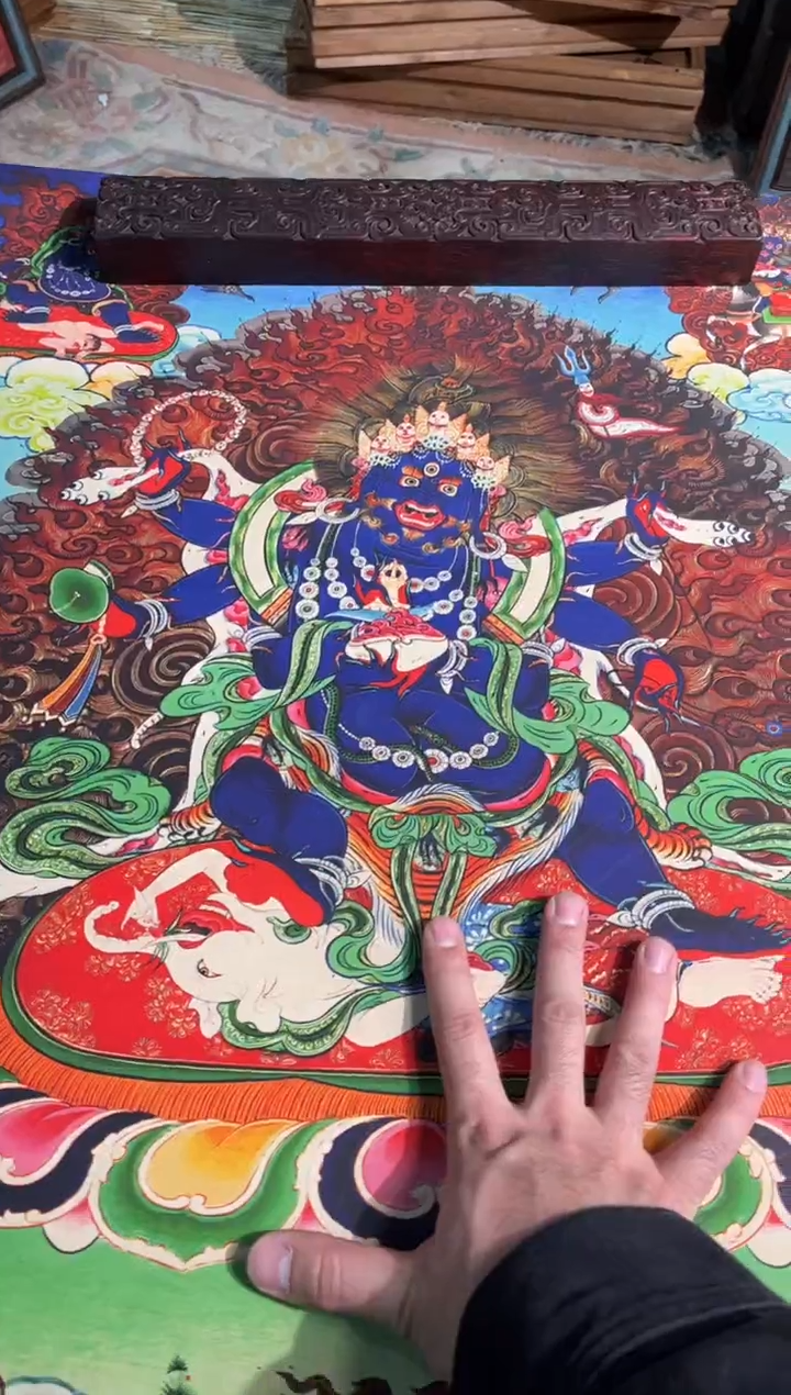 卷轴画天弟的唐卡tk160