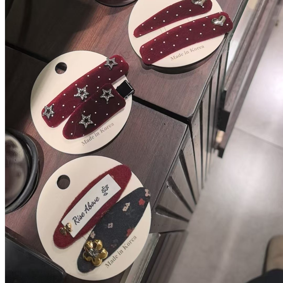 边夹复古宫廷发夹韩版鸭嘴夹ins