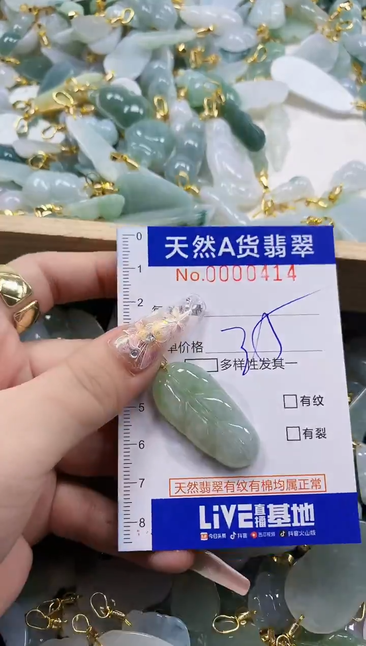 颈饰未镶嵌翡翠天然A货翡翠