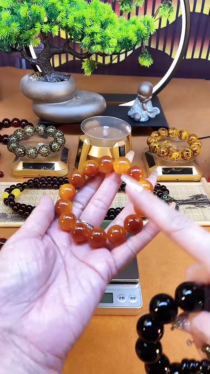 【闪购商品】贝壳杉（血龙木）手串/手链黄油血龙木16