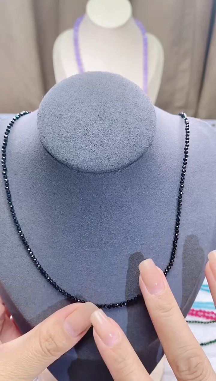 【闪购商品】尖晶石颈饰14K金镶嵌诗颜珠宝甄选SYZB09